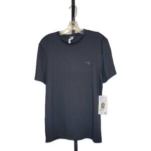 Diadora Men's Mesh  Vent Tee Black Size M NWT